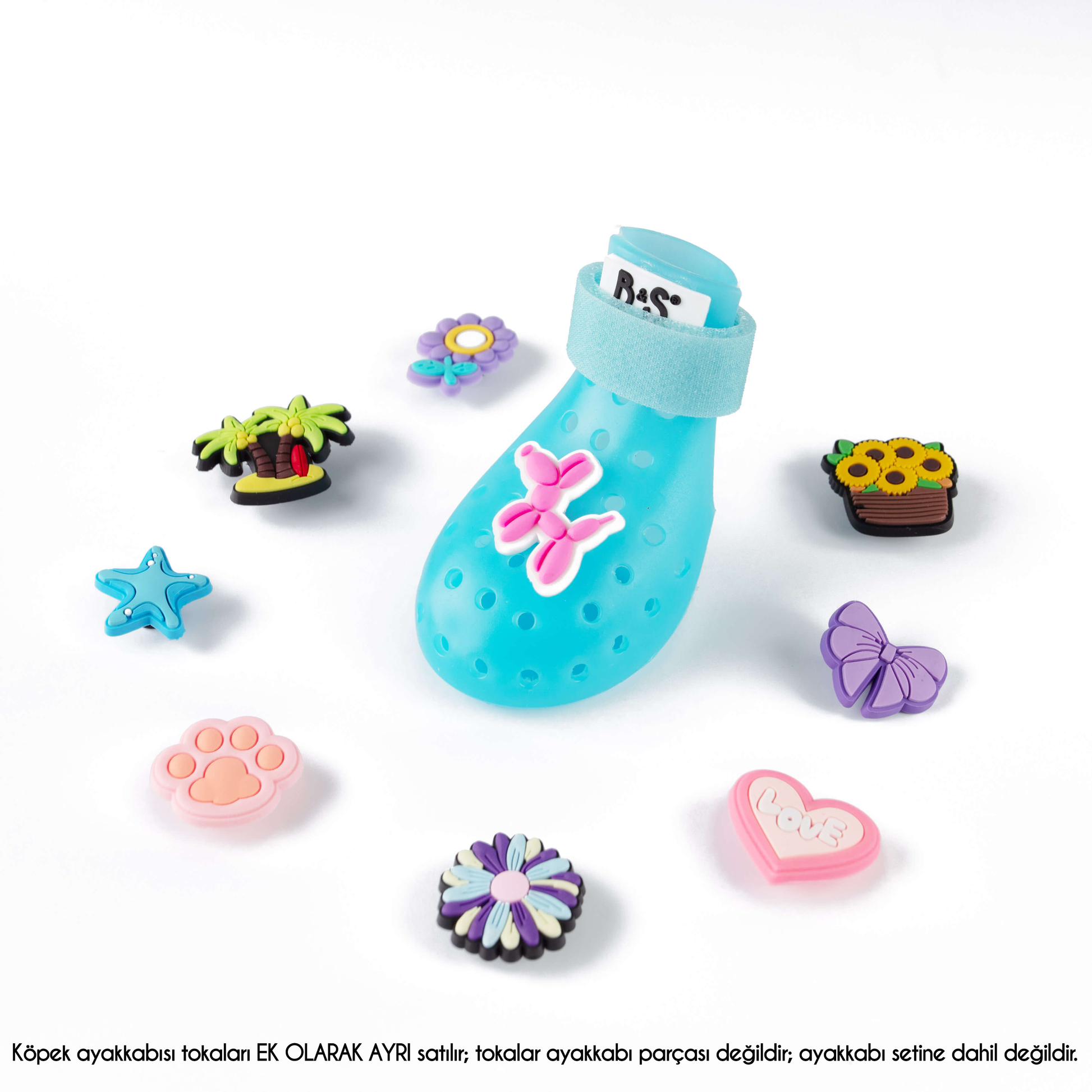 barks and scratches delikli tokalı yazlık köpek ayakkabısı sandalet