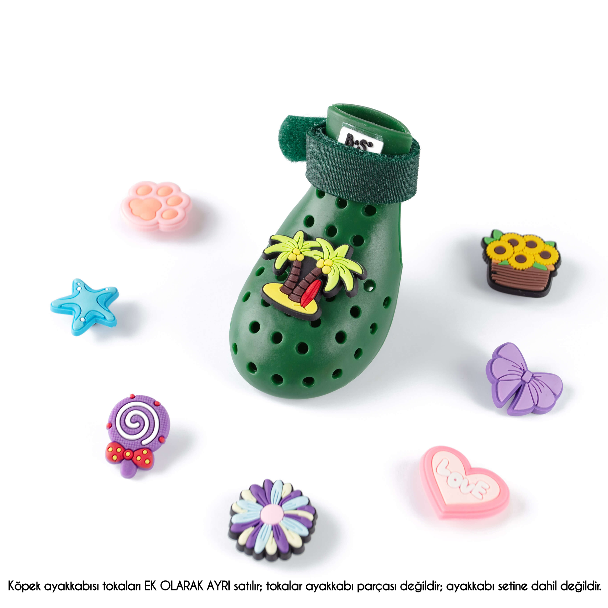 barks and scratches delikli tokalı yazlık köpek ayakkabısı sandalet